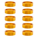 Origin8 Alloy Headset Spacers SHIS Spacer 1-1/8` x 10mm Gold 10 to a bag Alloy