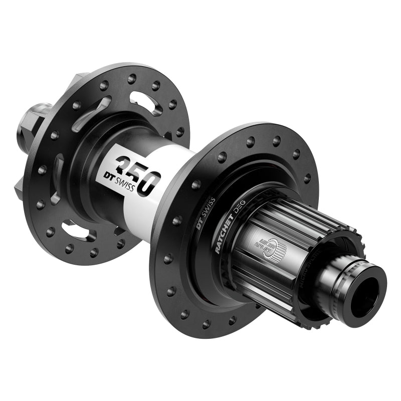 DT Swiss 350 DEG Rear Hub - 12 x 148mm 6-Bolt Micro Spline Black 32H 72pt