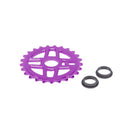 Salt Pro Chainring Teeth: 25 6061-T6 Aluminum Purple