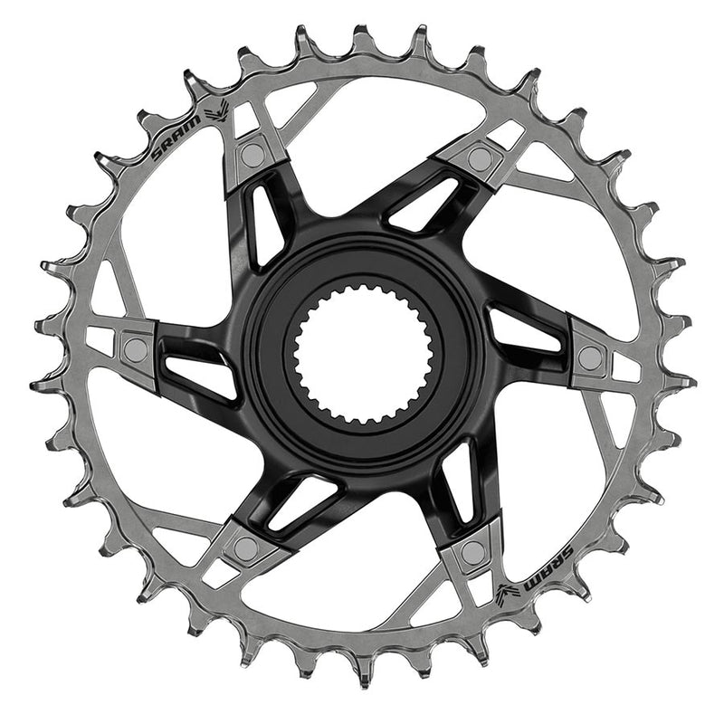 SRAM Bosch DU38 XX T-Type Chainring Teeth: 36 Speed: 12 BCD: Direct Mount Bosch DU38 Steel Black