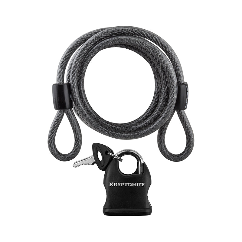 Kryptonite KryptoFlex Cable Lock with Key: 6 x 8mm