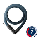 Abus Yarnit 4004C Chain Lock Combination 24mm 110cm 43.3'' Denim Blue