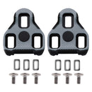 Exustar Look Keo Compatible Road Cleats  Black/Grey Look Keo 0° Fixed
