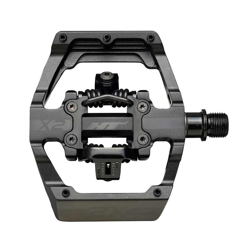 HT Components X2-SX BMX-SX Pedals Body: Aluminum Spindle: Cr-Mo 9/16 Stealth Black Pair