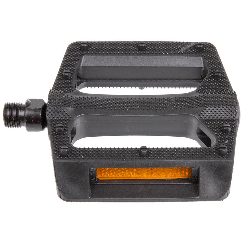 M-Wave Steady K6 Platform Pedals Body: Composite Spindle: Cr-Mo 9/16 Black