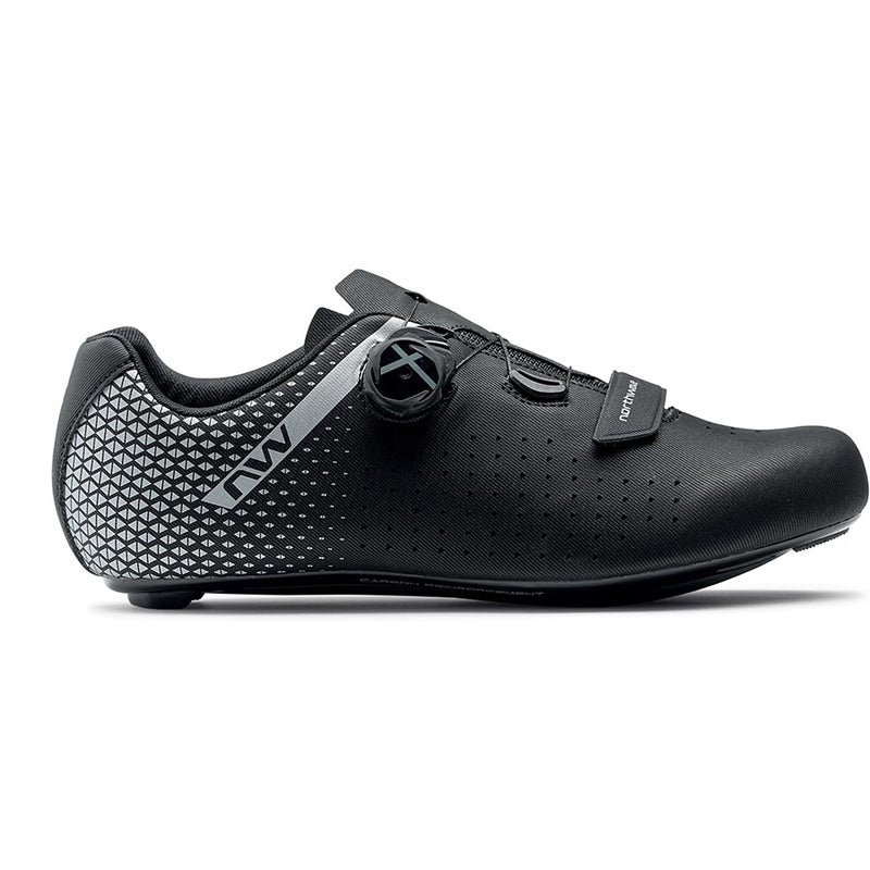 Northwave Core Plus 2 Road Shoes Black/Silver 47