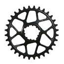 Works Components Round Chainring SRAM 3-Bolt 38T 6mm Offset Blk