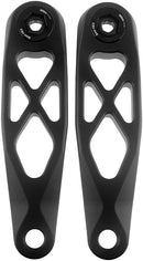 5DEV R-SPEC ETOR eBike Crankset - 165mm 7075-T651 Aerospace Aluminum For Fazua R60 Motor BLK