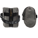 Snek Roll Top Saddle And Frame Bag - Gray 