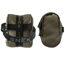 Snek Roll Top Saddle And Frame Bag - Olive 