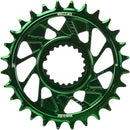 Wheels Manufacturing Direct Mount Chainring - 28t Shimano Direct Mount 1.5mm Outboard Offset HG+ Chain Compatible Green