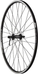 Quality Wheels Value Double Wall Series Front Wheel - 26" QR x 100mm Rim Brake BLK Clincher 32H