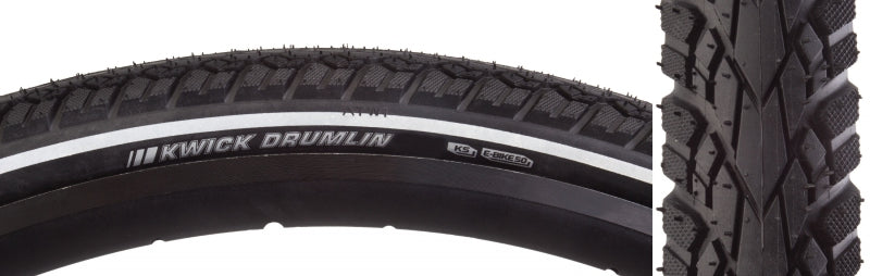 Kenda Kwick Drumlin Tire - 700 x 35 Clincher Wire BLK/Reflective K-Shield SRC E-50