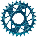 Wheels Manufacturing Direct Mount Chainring - 28t Shimano Direct Mount 1.5mm Outboard Offset HG+ Chain Compatible Teal