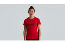 Specialized Wordmark Tee Ss Wmn Flo Red Xl