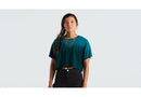 Specialized Crop Tee Ss Wmn Tropical Teal Spray Xxs