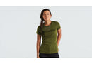 Specialized Wordmark Tee Ss Wmn Olive Green Xl