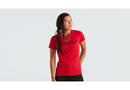 Specialized Wordmark Tee Ss Wmn Flo Red Xs