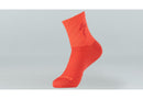 Specialized Soft Air Mid Sock Flo Red/Rocket Red Stripe S