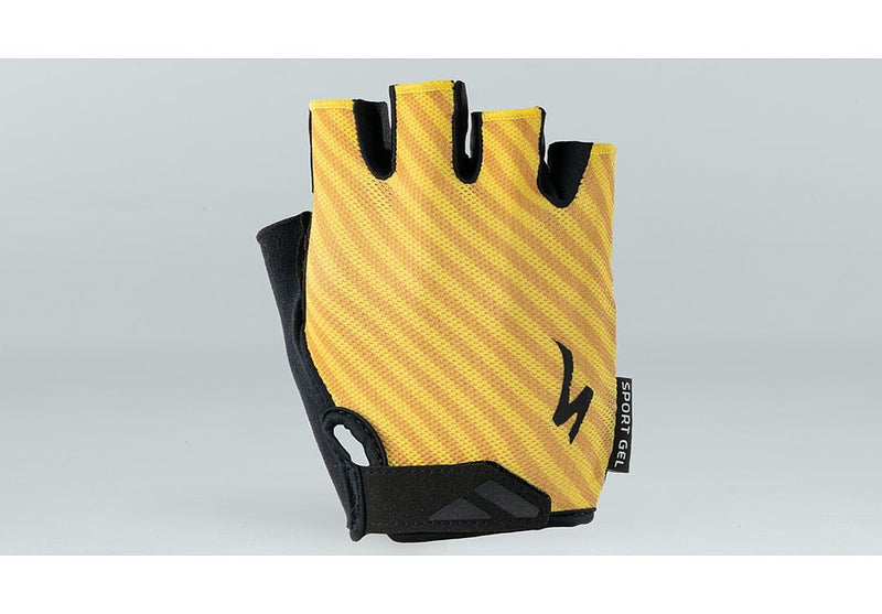 Specialized Bg Sport Gel Glove Sf Brassy Yellow Stripe S