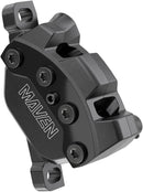 SRAM Maven Silver Disc Brake Caliper Assembly - Front/Rear Post Mount 4-Piston BLK B1