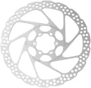 Shimano Deore SM-RT56-MP Disc Brake Rotor - 180mm 6-Bolt For Resin Pads Only Silver