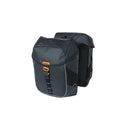 Basil Miles Double bag Pannier 34L Black/Orange