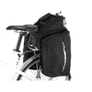 Topeak MTS Strap Mount TrunkBag DXP Rack Bag Expandable Panniers - 22.6 Liter BLK