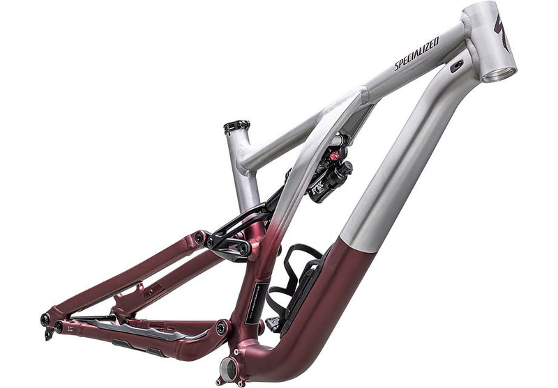 Specialized Stumpjumper evo alloy frm frame satin brushed aluminum / maroon s4
