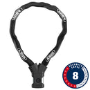 Abus Yardo ONE 7807 Chain Lock Smart 7mm 110cm 43.3'' Black