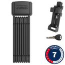 Abus Bordo 5800K Folding Lock Key - Plus 80cm 2.6' 2.5mm Black