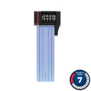 Abus Bordo uGrip 5700C Folding Lock Combination 80cm 2.6' 5mm Blue