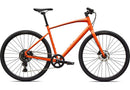 2026 Specialized Sirrus X 2.0 Km Bike Gloss Tangerine / Shadow Silver Frost Reflective S