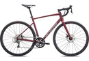 2026 Specialized Allez E5 Bike Satin Maroon / Silver Dust / Flo Red 52