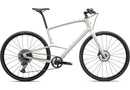 2023 Specialized Sirrus 6.0 Bike Gloss Dune White / 100% Pearl Fade / Metallic Obsidian /Satin Obsidian Reflective M