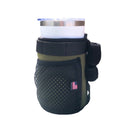 Cruiser candy Freedom E-Bike Drink & Phone Caddy Insulated Drink Holder Neoprene Olive Green Velcro Straps