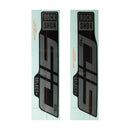 RockShox Decal Kit for SID SL D1 Gloss Grey for Diffusion Black Kit