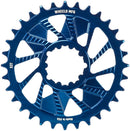 Wheels Manufacturing Direct Mount Chainring - 32t SRAM 3-Bolt Direct Mount 3mm Offset Compatible Hyperglide+ Chain Blue
