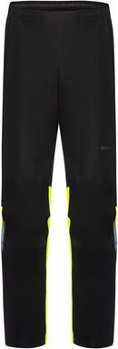 Gorewear Glidewheel Gore-Tex Pants - Black/Neon Yellow Men's Large