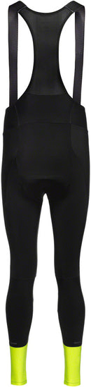 Gorewear Swiftride Thermo Bib Tights + - Black/Neon Yellow Men's Medium