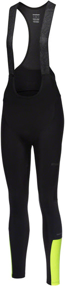 Gorewear Swiftride Thermo Bib Tights + - Black/Neon Yellow Women's Small