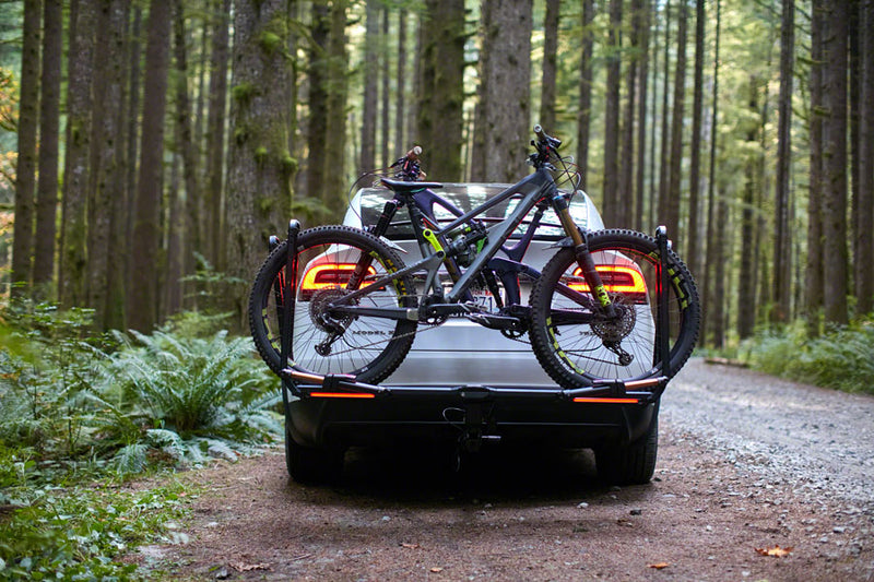 Piston Pro X Hitch Bike Rack - 2-Bike 2" Receiver LED Lights 4-Pin Plug Kashima Coat Galaxy Gray
