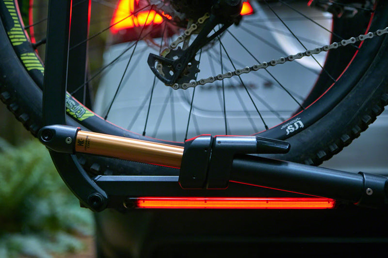 Piston Pro X Hitch Bike Rack - 2-Bike 2" Receiver LED Lights 4-Pin Plug Kashima Coat Galaxy Gray