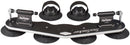 SeaSucker Mini Bomber 2-Bike Roof Rack - HUSKE QR Fork Mounts Rear Wheel Holders BLK