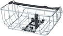 Basil Portland Rear Basket - MIK Mount Aluminum Silver