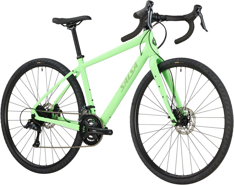 Salsa Journeyer Drop Bar Sora 2x9 Bike - 700c Aluminum Citrus Green 51cm