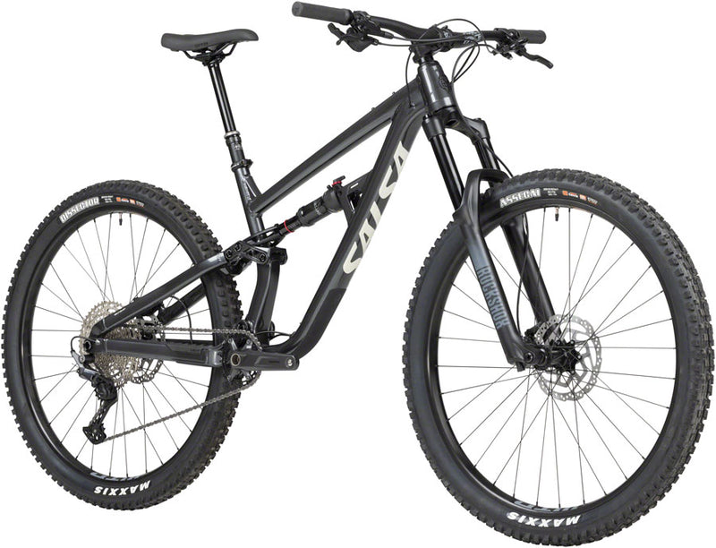 Salsa Blackthorn Deore 12 Bike - 29" Aluminum Dark Gray Small