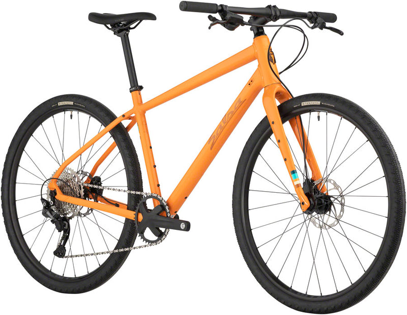 Salsa Journeyer 2.1 Flat Bar Deore 10 650 Bike - 650b Aluminum Orange LG