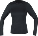 Gorewear M Base Layer Long Sleeve Shirt - Black Womens Medium