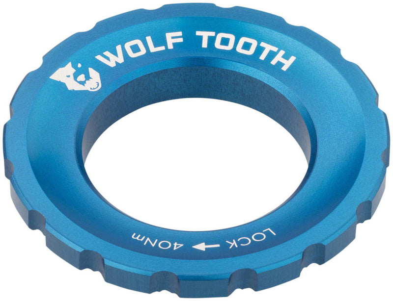 Wolf Tooth CenterLock Rotor Lockring - External Splined Blue